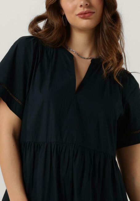 Donkerblauwe BY-BAR Maxi jurk JAY POPLIN DRESS - large
