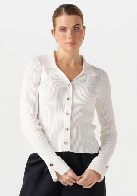 Witte NEO NOIR Top YLVIE KNIT BLOUSE - large