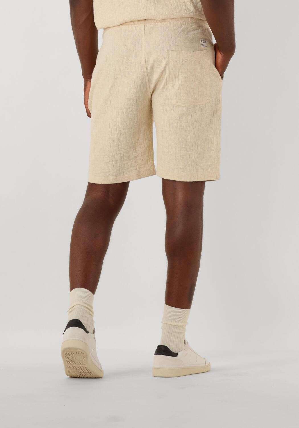 BUTCHER OF BLUE Heren Broeken Ripley Structure Short Beige