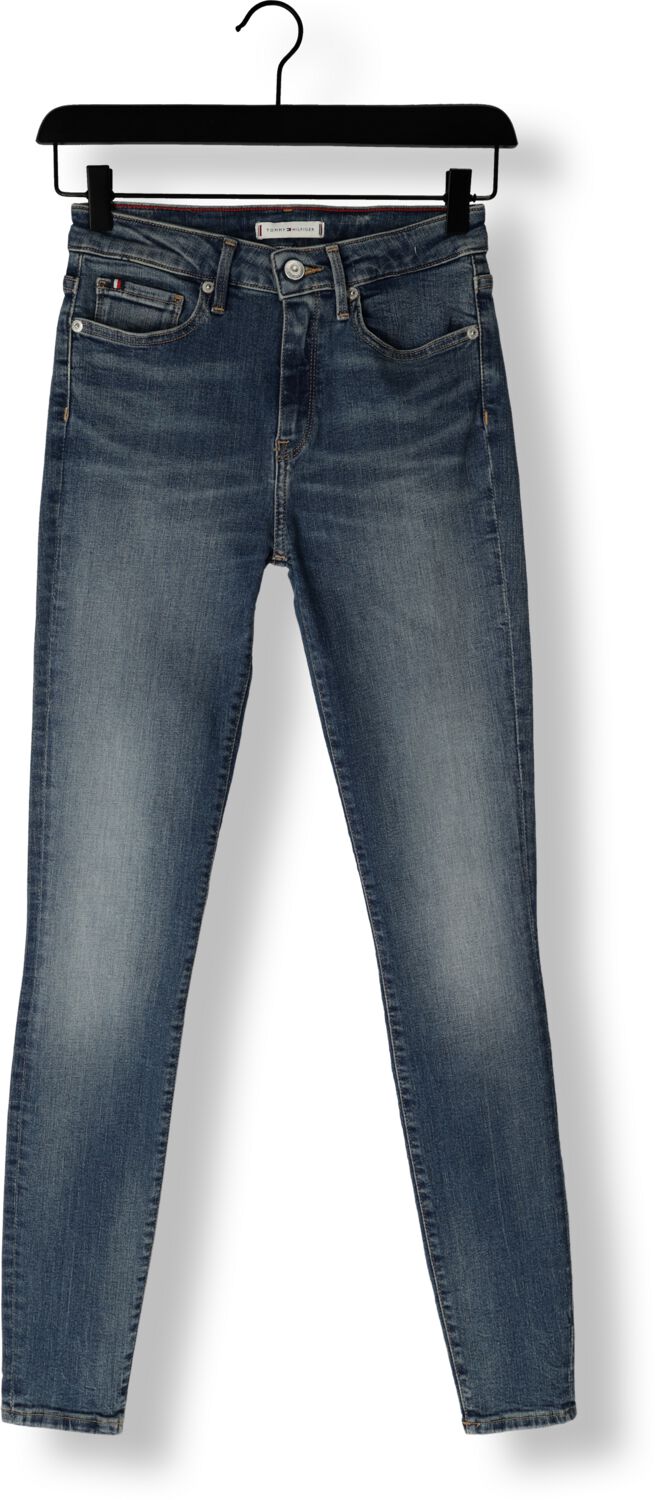 TOMMY HILFIGER Dames Jeans Como Skinny Rw Pat Blauw