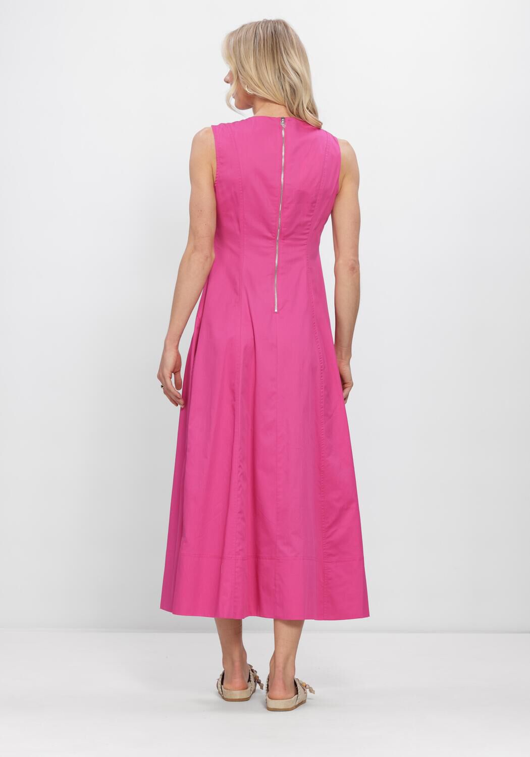 Roze Y.A.S. Maxi jurk YASVERNA SL LONG DRESS - large