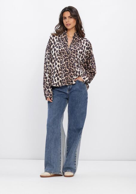 Multi ALIX THE LABEL Blouses LADIES WOVEN ANIMAL BLOUSE - large