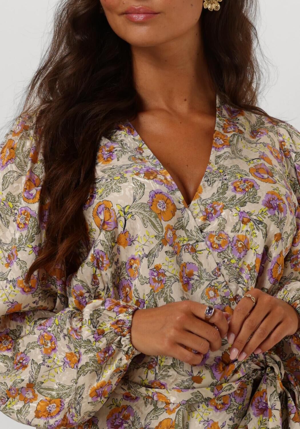 FREEBIRD Dames Jurken Blossom Mini Goud