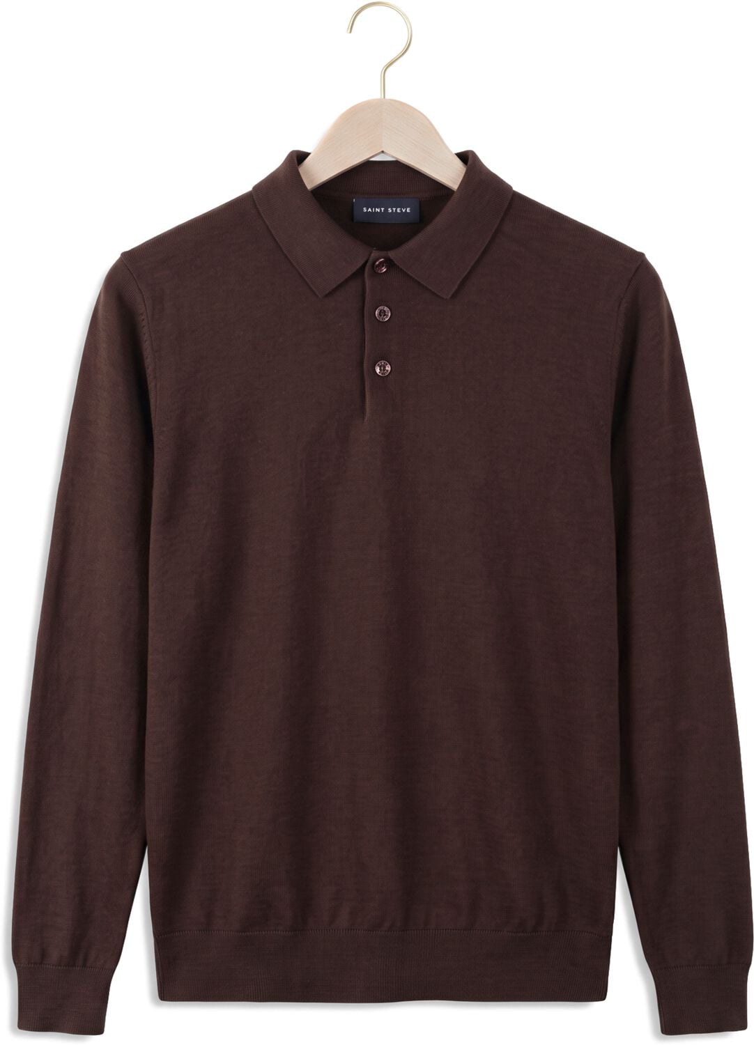 Saint Steve Heren Polo's & T-shirts Berend-s - Bruin, foto 2