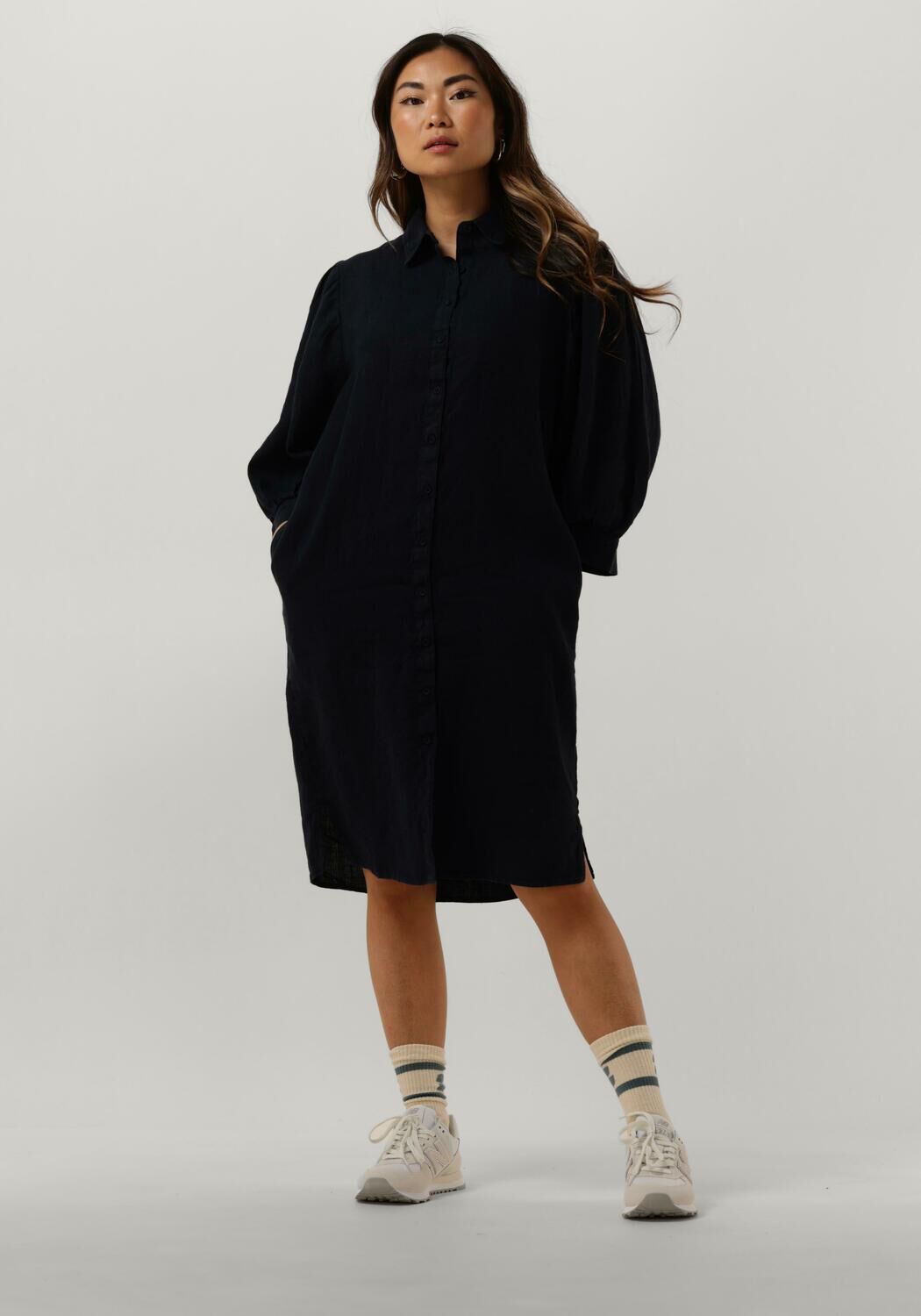 Penn&Ink N.Y Maxi Jurk voor Stijlvolle Gelegenheden Blue Dames