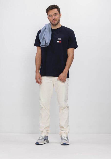 Witte TOMMY HILFIGER Straight leg jeans SLIM STRAIGHT DENTON WHITE DC - large