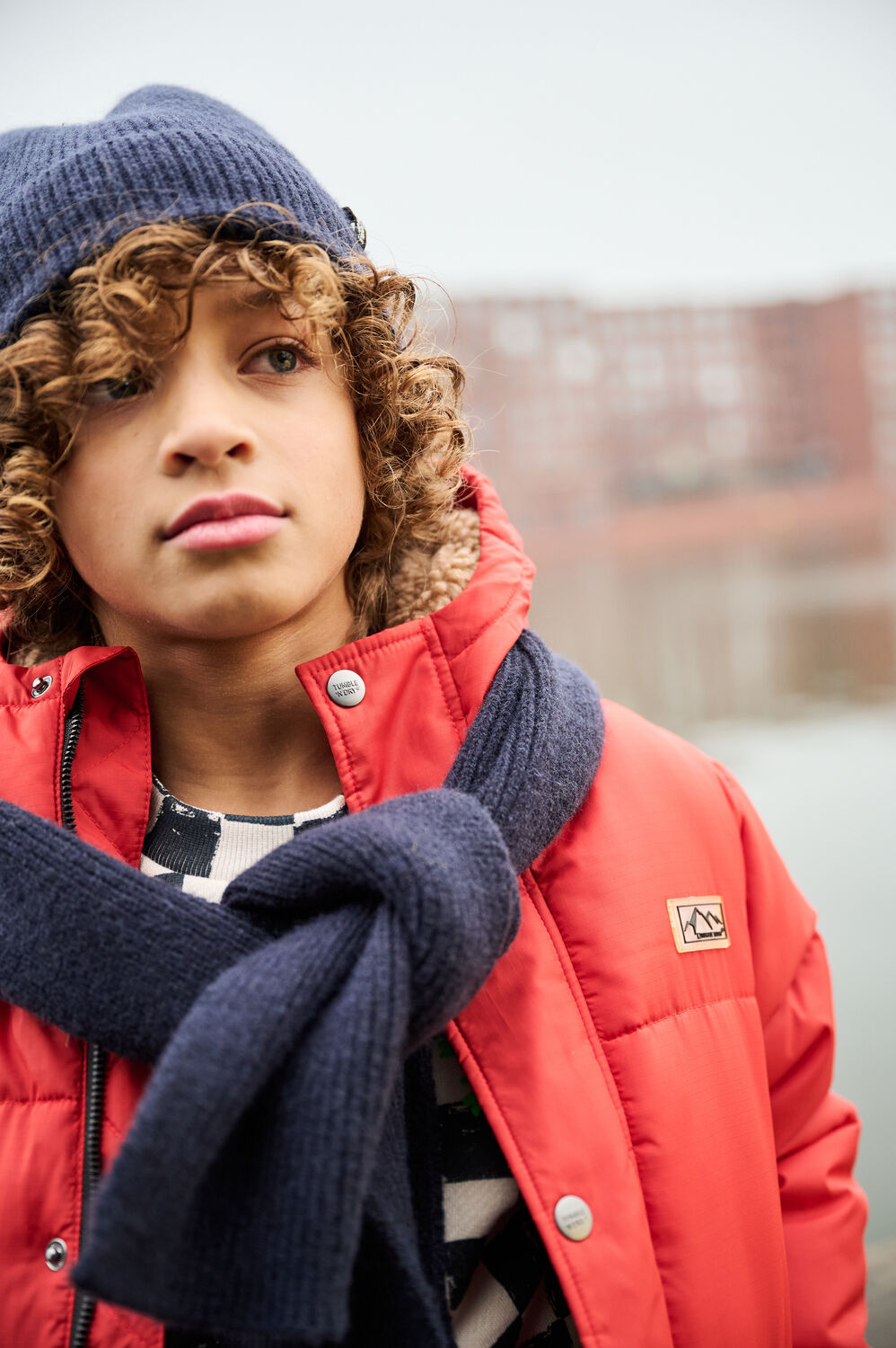 Oranje TUMBLE 'N DRY Gewatteerde jas BRUNSWICK - large