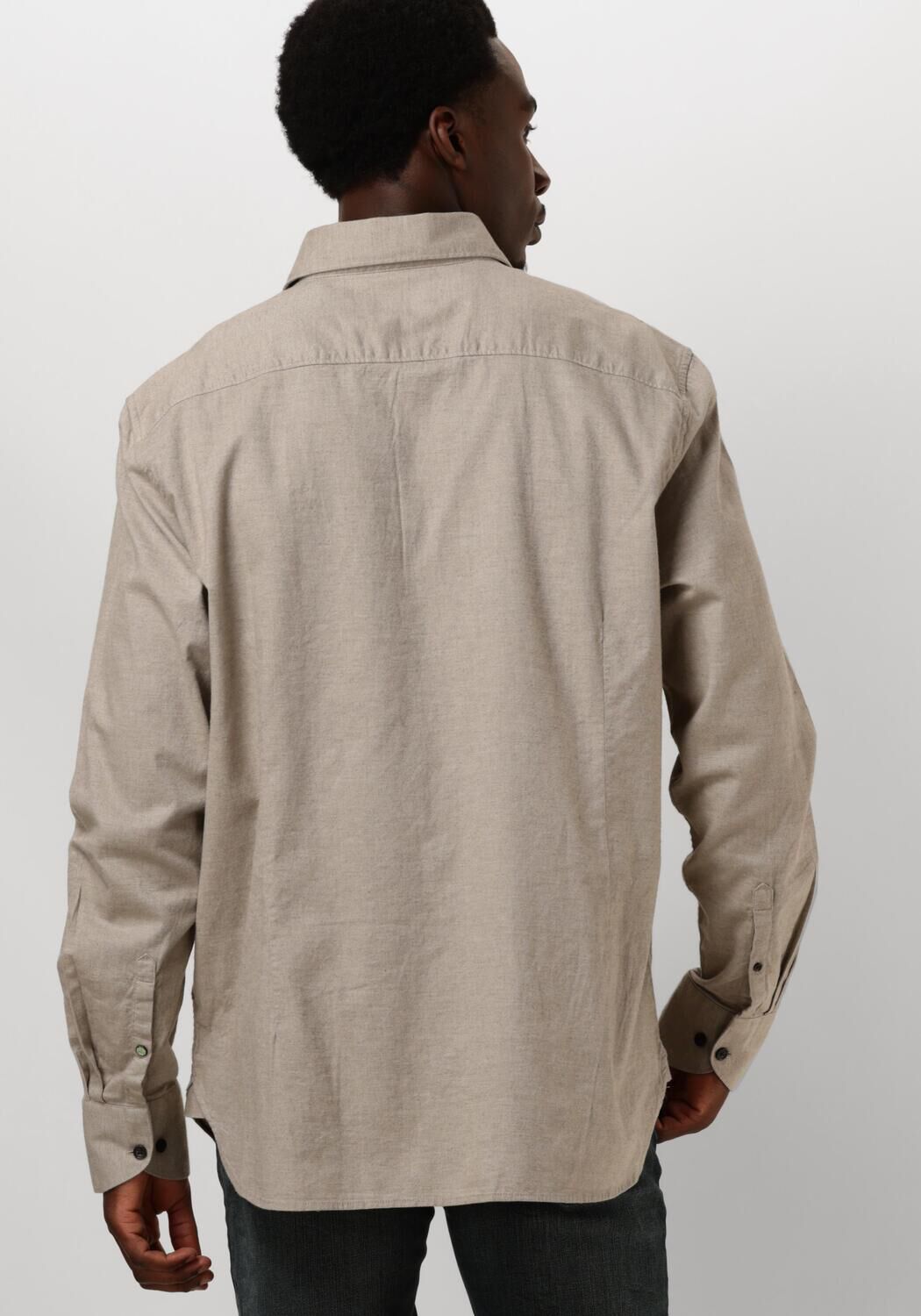 DSTREZZED Heren Overhemden Olav Shirt Taupe