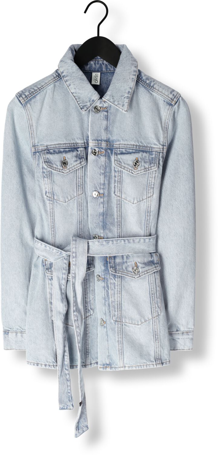 LIU JO Dames Jassen Giubbino Denim Loud Lichtblauw
