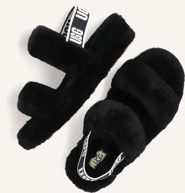 Zwarte UGG Platte sandalen W OH YEAH Zwarte UGG Platte sandalen W OH YEAH - large