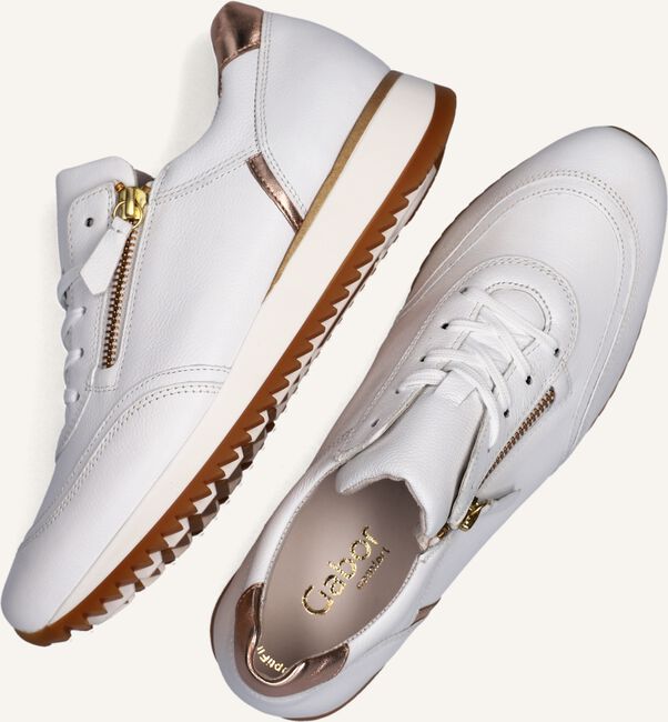 Witte GABOR Lage sneakers 035. Witte GABOR Lage sneakers 035. - large