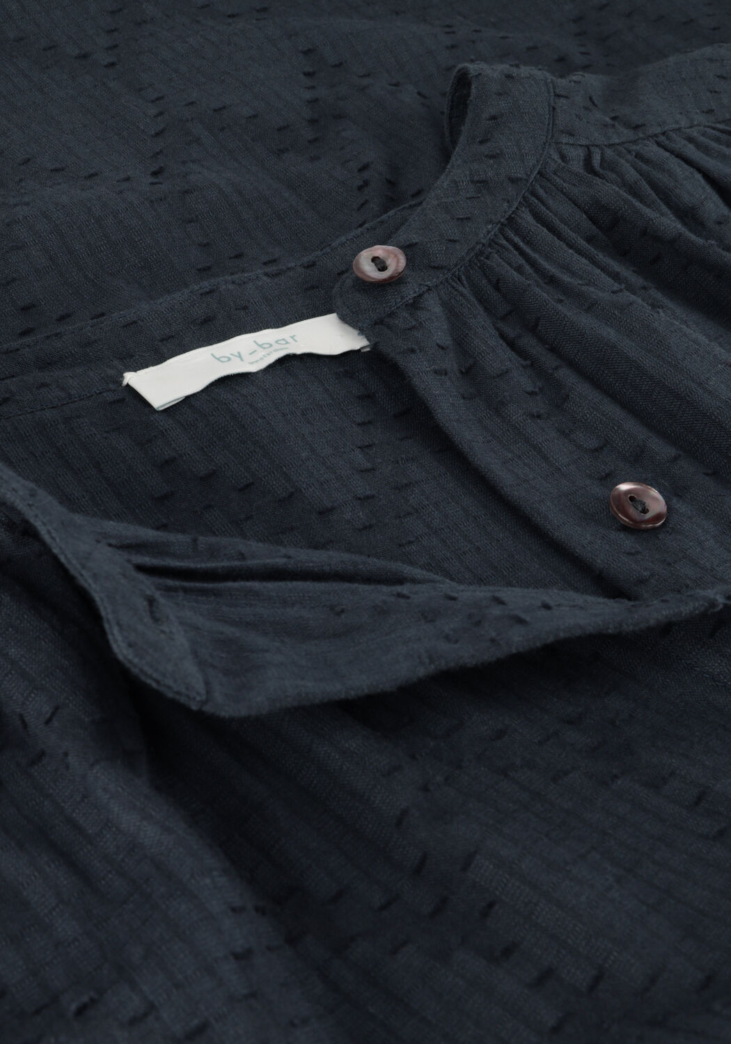 Donkerblauwe BY-BAR Blouses LUCY STRUCTURE BLOUSE - large