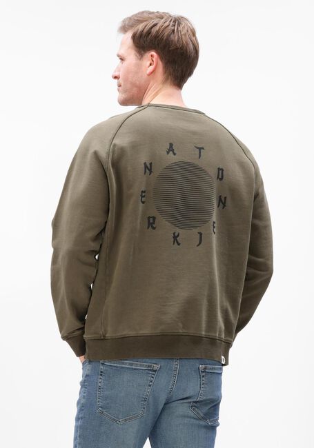 Groene ANERKJENDT Sweater AKSUN JAPANESE SWEAT - large