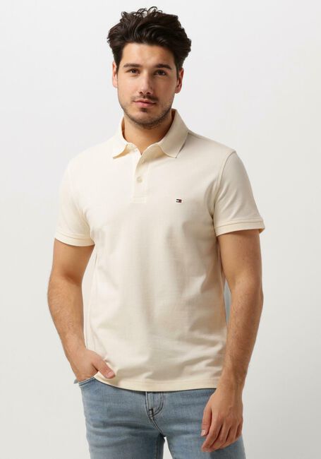 Beige TOMMY HILFIGER Polo 1985 SLIM POLO - large