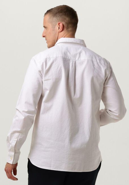 Witte LYLE & SCOTT Casual overhemd COTTON LINEN BUTTON DOWN SHIRT - large