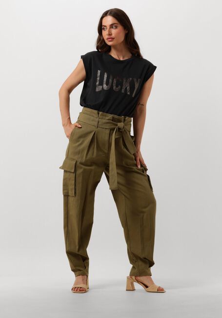 Zwarte BY-BAR T-shirt THELMA LUCKY TOP Zwarte BY-BAR T-shirt THELMA LUCKY TOP - large