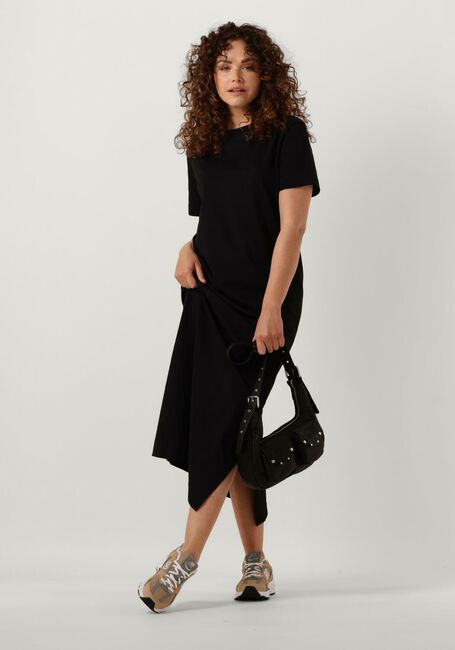 Zwarte SELECTED FEMME Maxi jurk SLFESSENTIAL SS ANKLE TEE DRESS - large