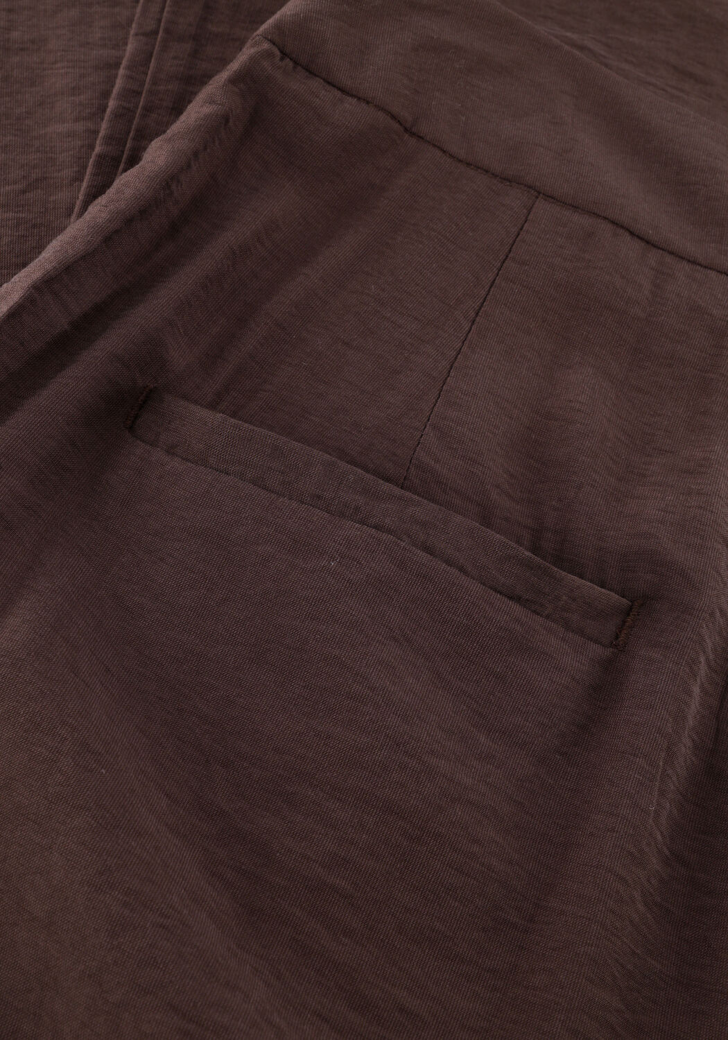 Bruine OBJECT Wijde broek OBJISLA YUI HW WIDE PANTS - large