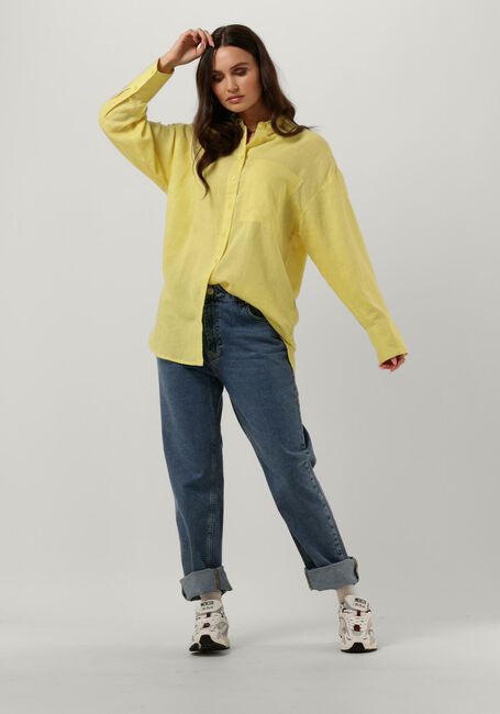 Gele ALIX THE LABEL Blouses LADIES WOVEN LINEN LYOCELL BLOUSE - large