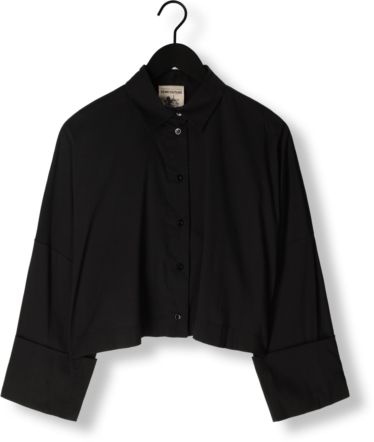 SEMICOUTURE Dames Blouses S4sk03 Shirt Zwart