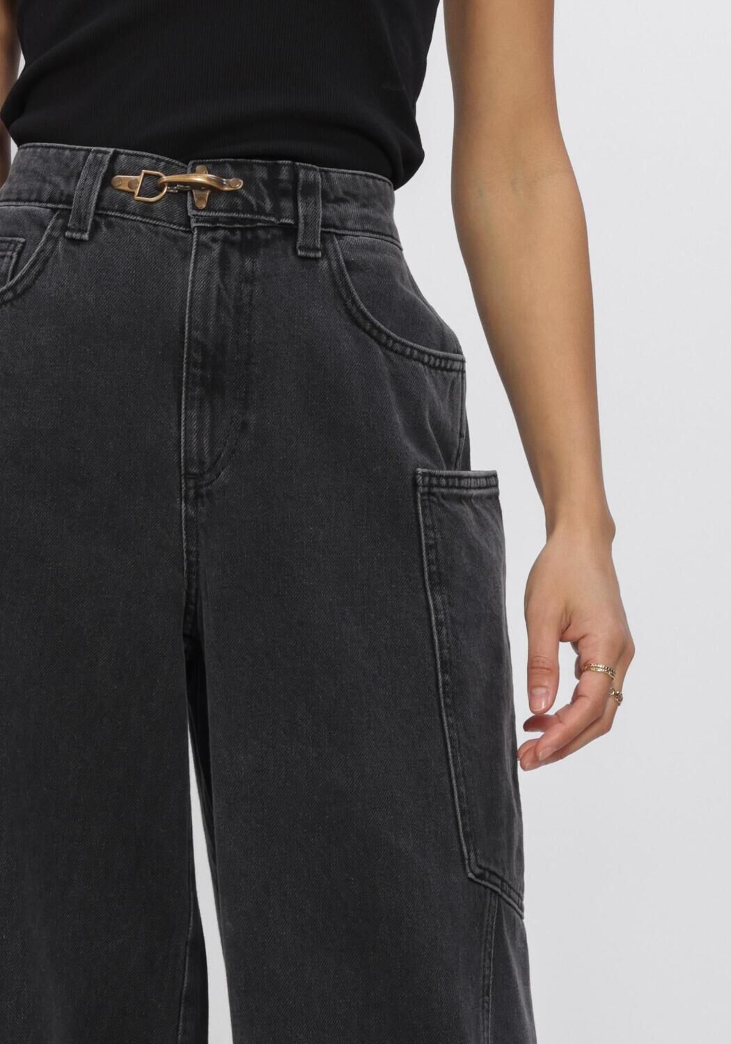 Antraciet HARPER & YVE Wijde broek JOVY-PA - large