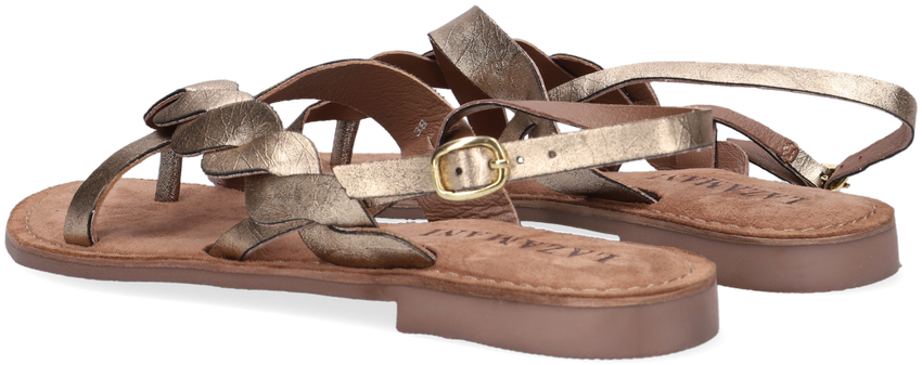 lazamani sandalen goud Online OFF 52