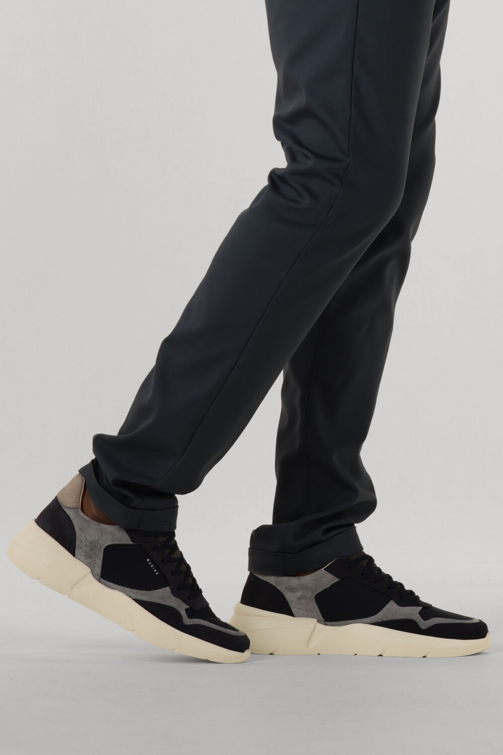 Blauwe NUBIKK Lage sneakers ROQUE ROAD WAVE - large