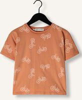 Oranje Sproet & Sprout T-shirt T-SHIRT WIDE BICYCLE PRINT - medium