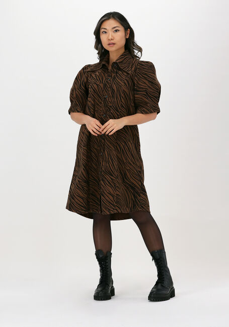 Bruine GESTUZ Mini jurk ABENA GZ DRESS - large