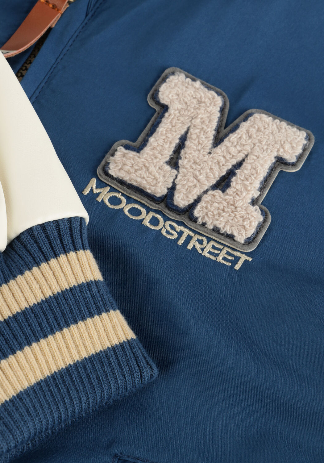 Blauwe MOODSTREET Jack JACKET BOMBER - large