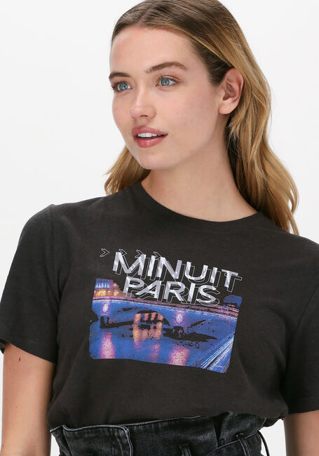 Zwarte SUNCOO T-shirt TSHIRT MANOS - large