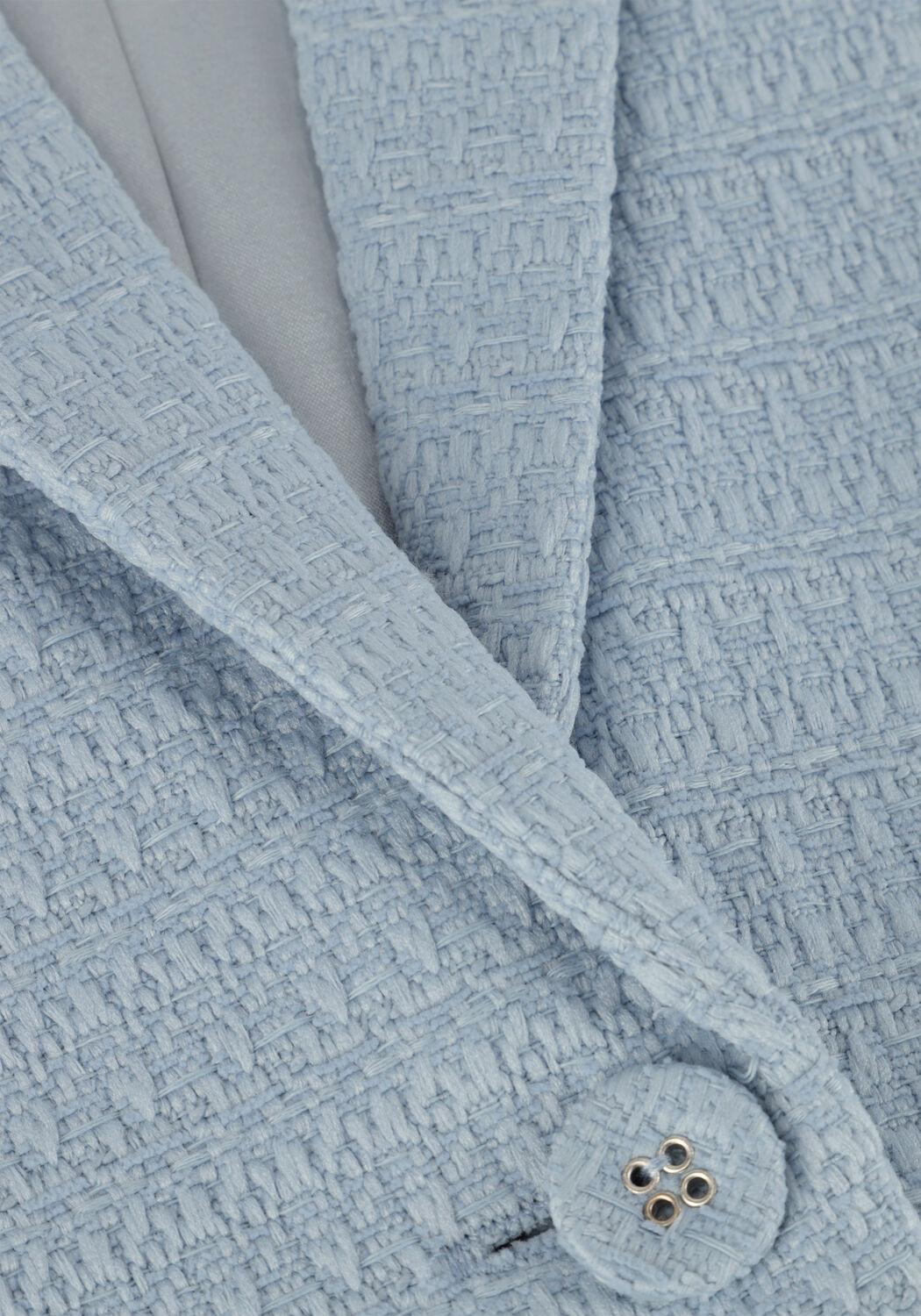 Lichtblauwe LIKE FLO Gilet DENIM FLO GILET - large