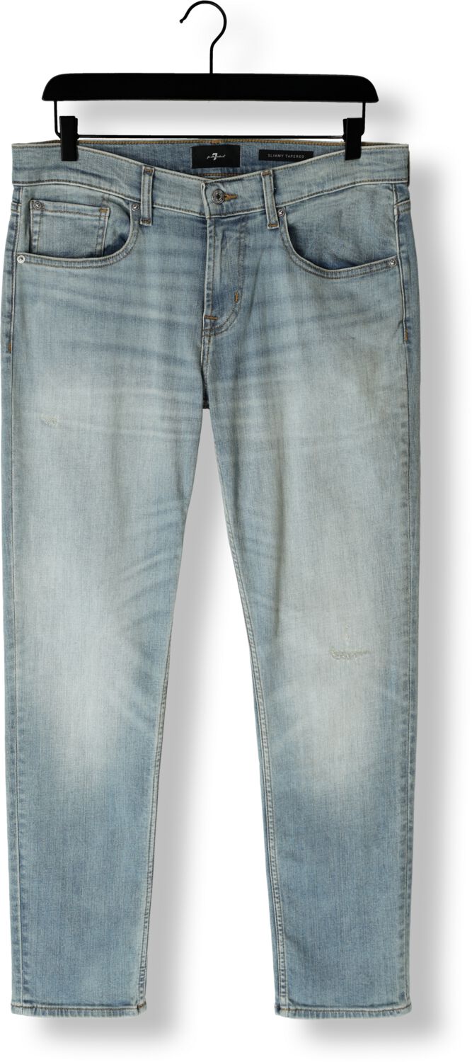 7 FOR ALL MANKIND Heren Jeans Slimmy Tapered Lichtblauw