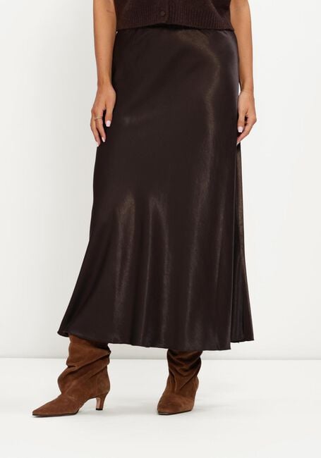 Bruine MSCH COPENHAGEN Maxirok MSCHNICOLETTE ULLAS SKIRT - large