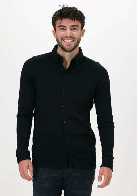 Donkerblauwe SAINT STEVE Casual overhemd GIJS - large