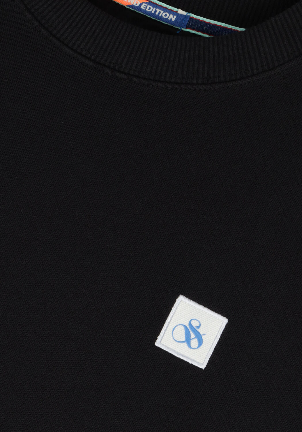 Zwarte SCOTCH & SODA Sweater CLASSIC ESSENTIAL CREWNECK SWEATSHIRT - large