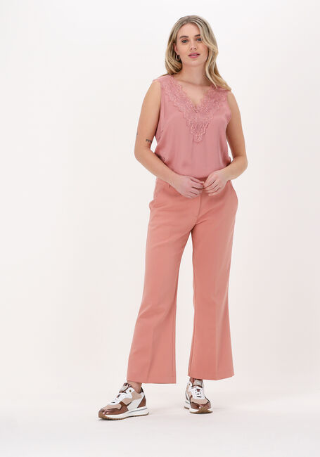 Roze SUMMUM Top SINGLET LACE SILKY SATIN - large