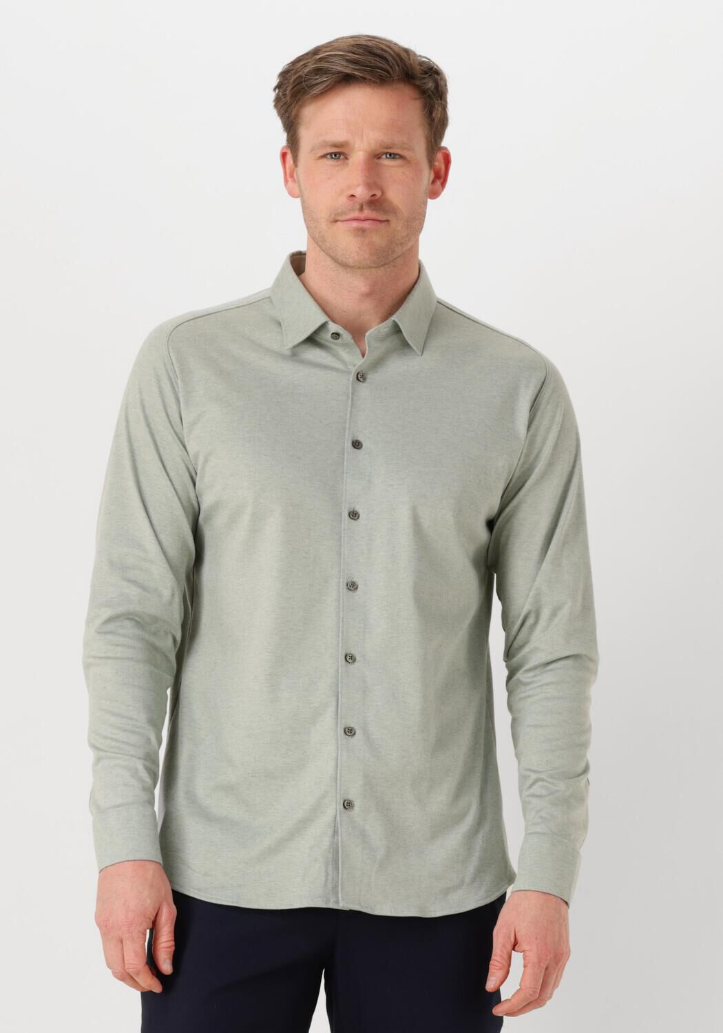 DESOTO Heren Overhemden Casual Kent 1 1 Khaki