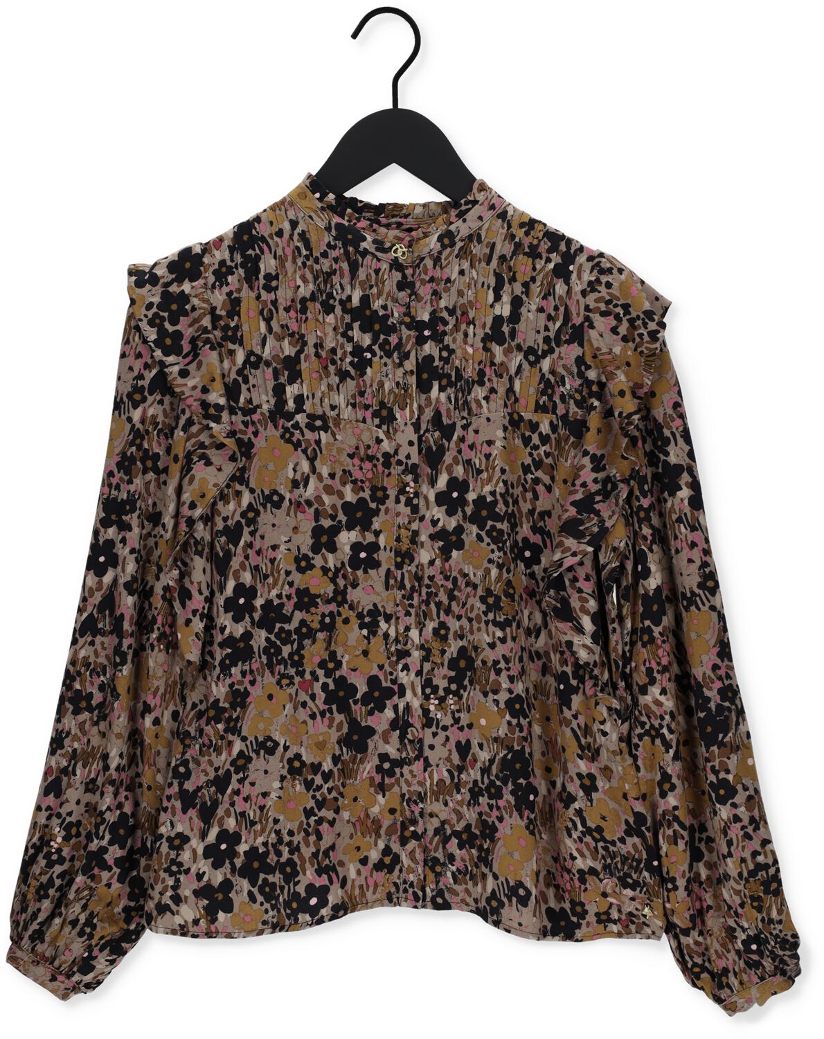 FABIENNE CHAPOT Dames Blouses Bibi Tess Long Sleeve Blouse Camel