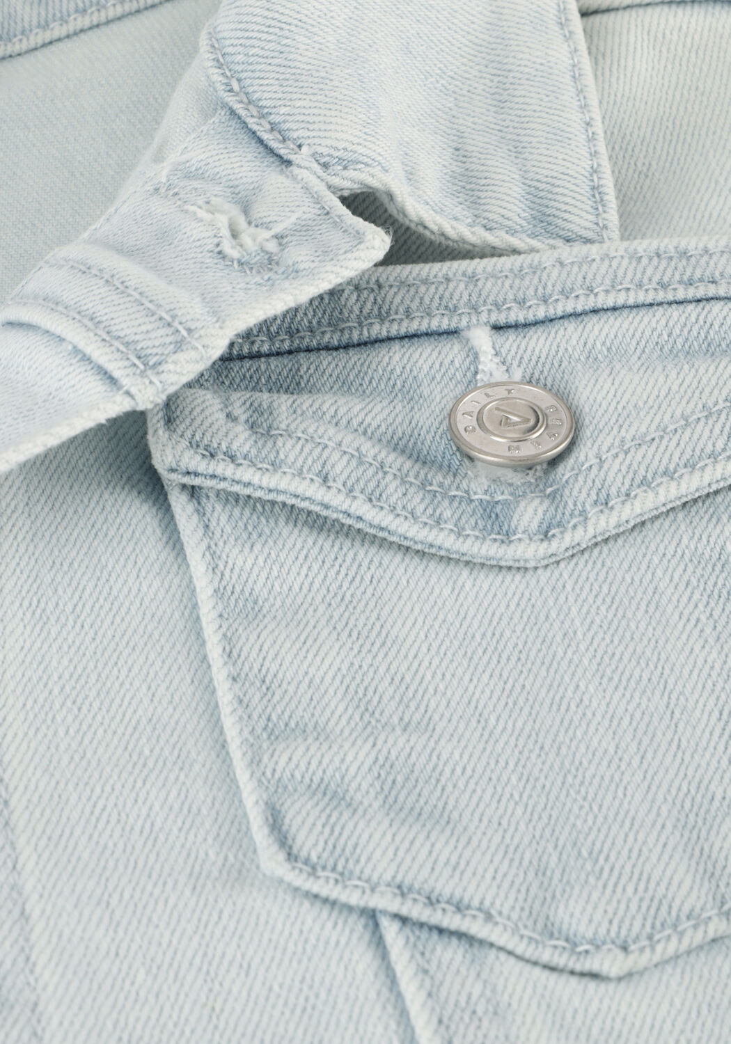 Lichtblauwe DAILY7 Spijkerjas OVERSIZED DENIM JACKET - large