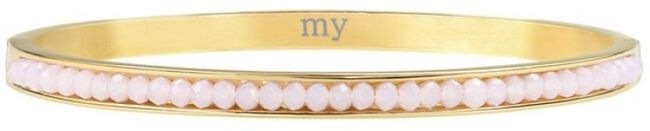 Gouden MY JEWELLERY Armbanden BEADS BANGLE - large