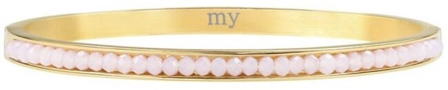 Gouden MY JEWELLERY Armband BEADS BANGLE - large