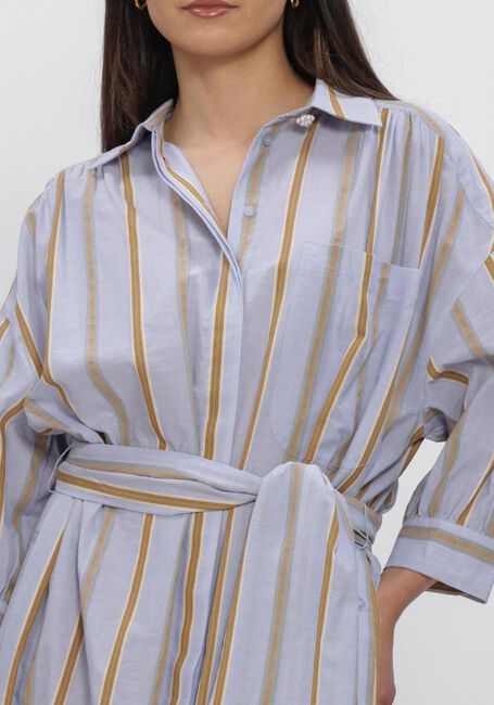 Blauwe BEAUMONT Midi jurk INDIA DRESS - large