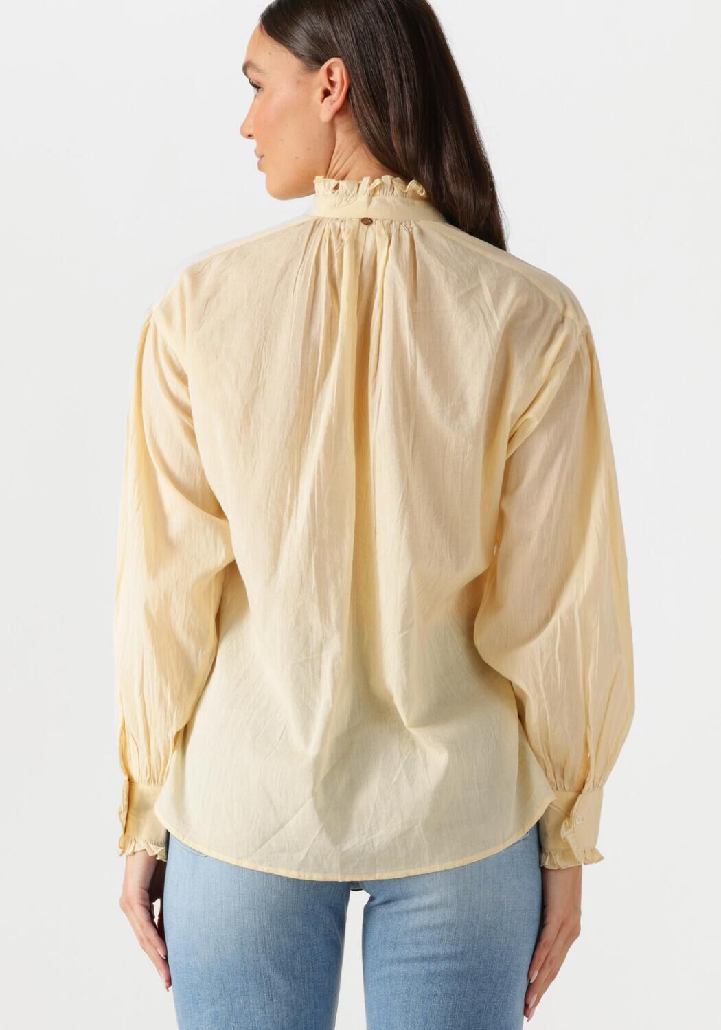 ANTIK BATIK Dames Blouses Angelo Blouse Geel