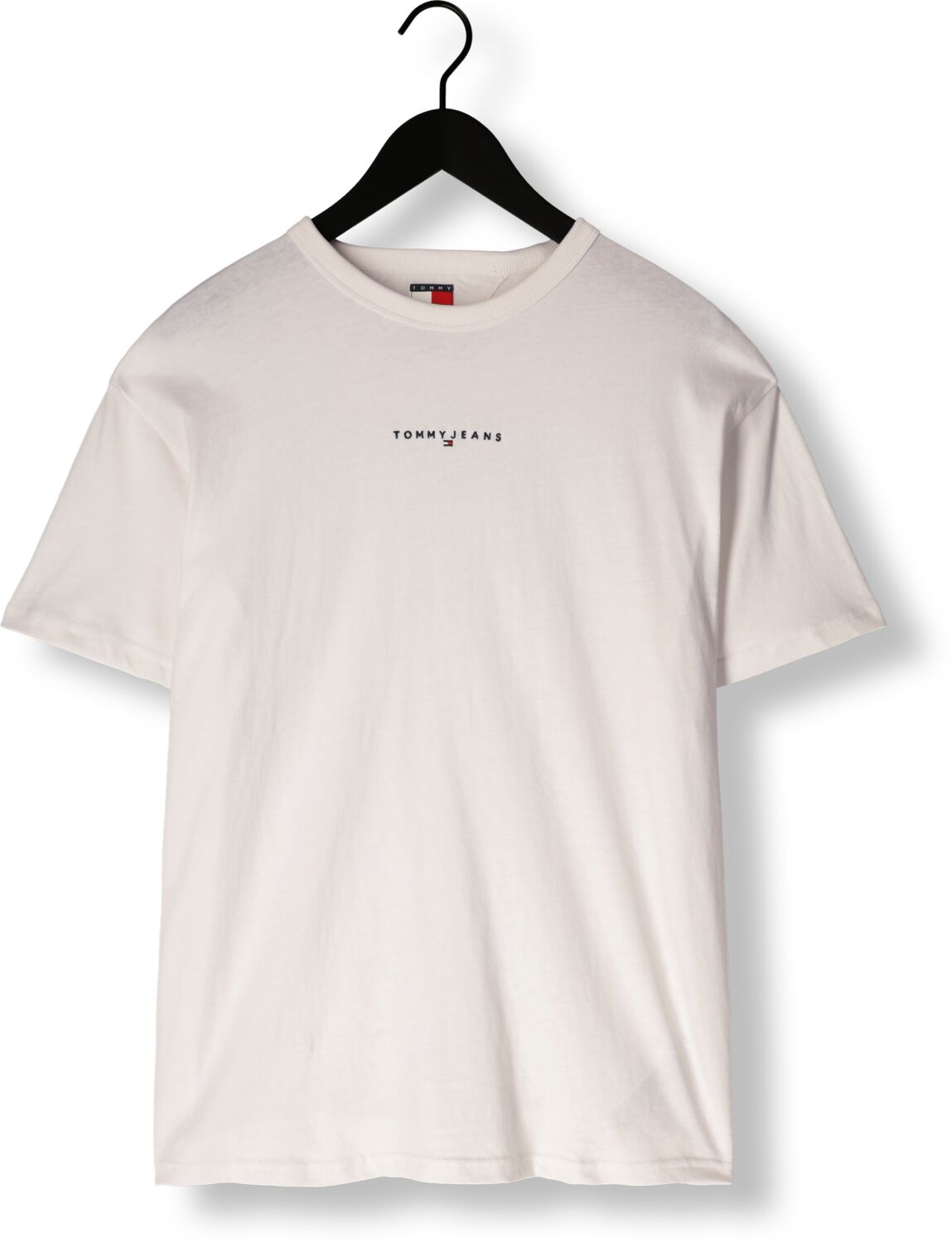 TOMMY JEANS Heren Polo's & T-shirts Tjm Rlx Linear Logo Tee Wit