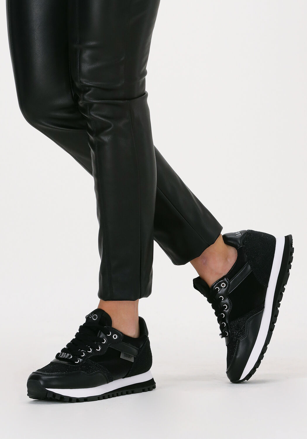 zwarte liu jo lage sneakers wonder 1