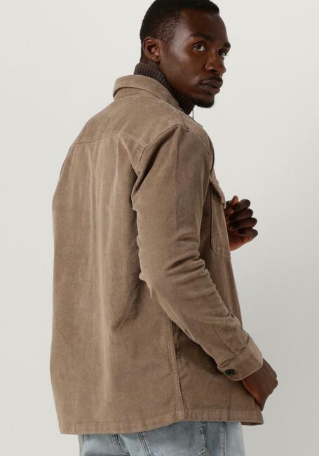 Taupe SELECTED MEN Overshirt SLHLOOSE-DAN CORD OVERSHIRT O - large