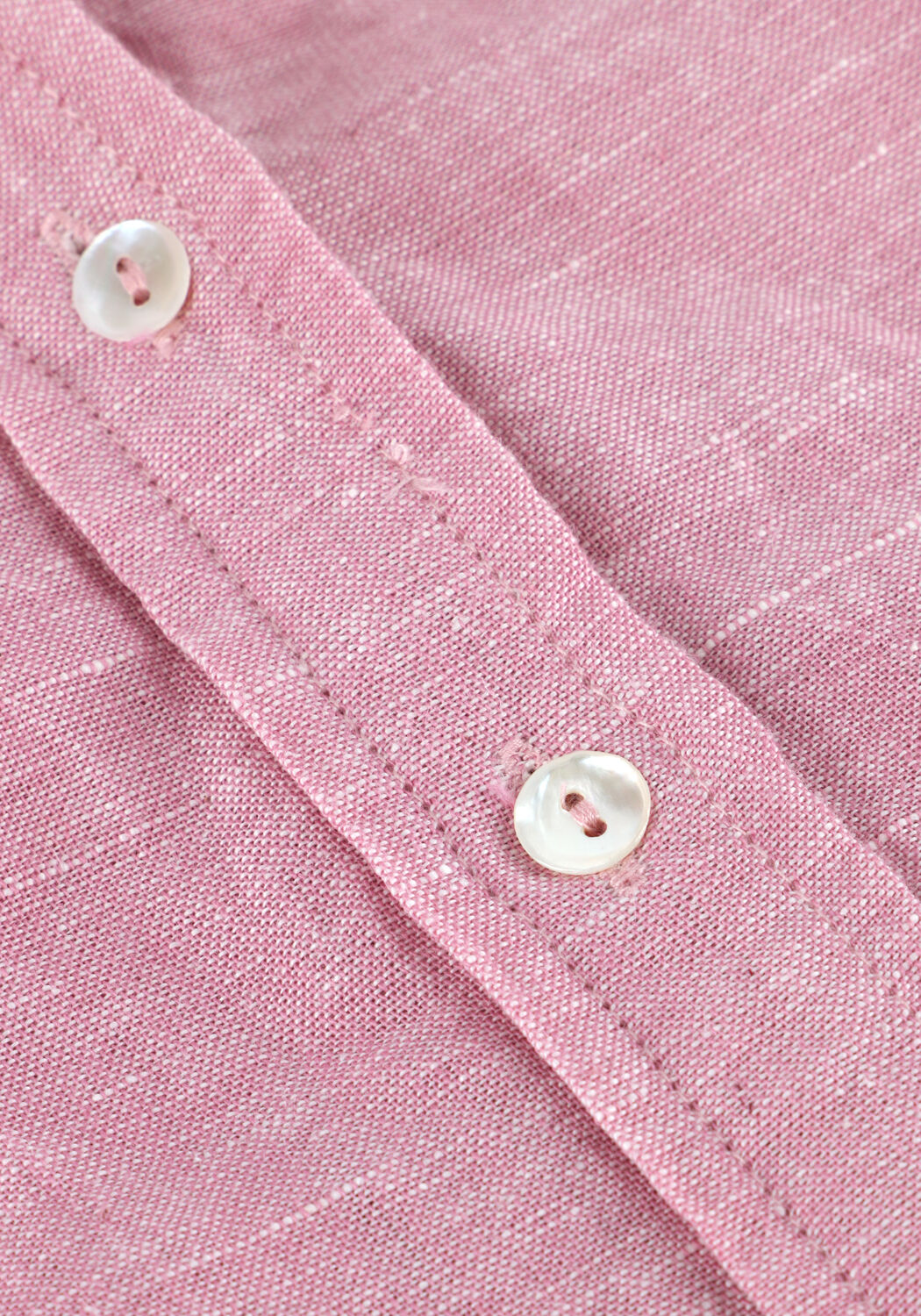 Roze BY-BAR Mini jurk AMBER LINNEN DRESS - large