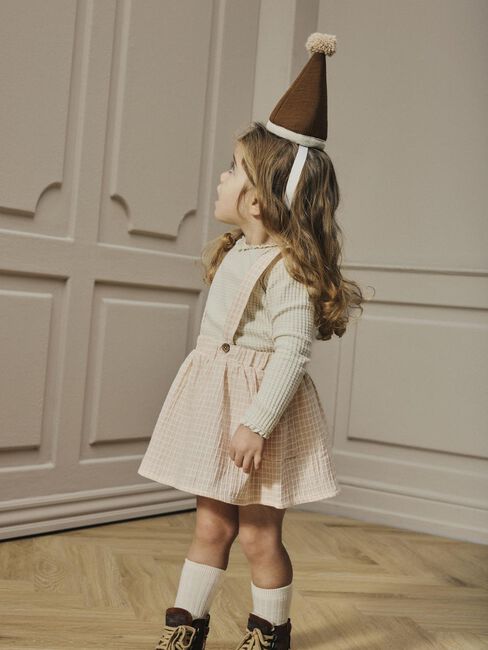 Ecru LIL' ATELIER Top NMFOSANNE LS SLIM TOP LIL - large