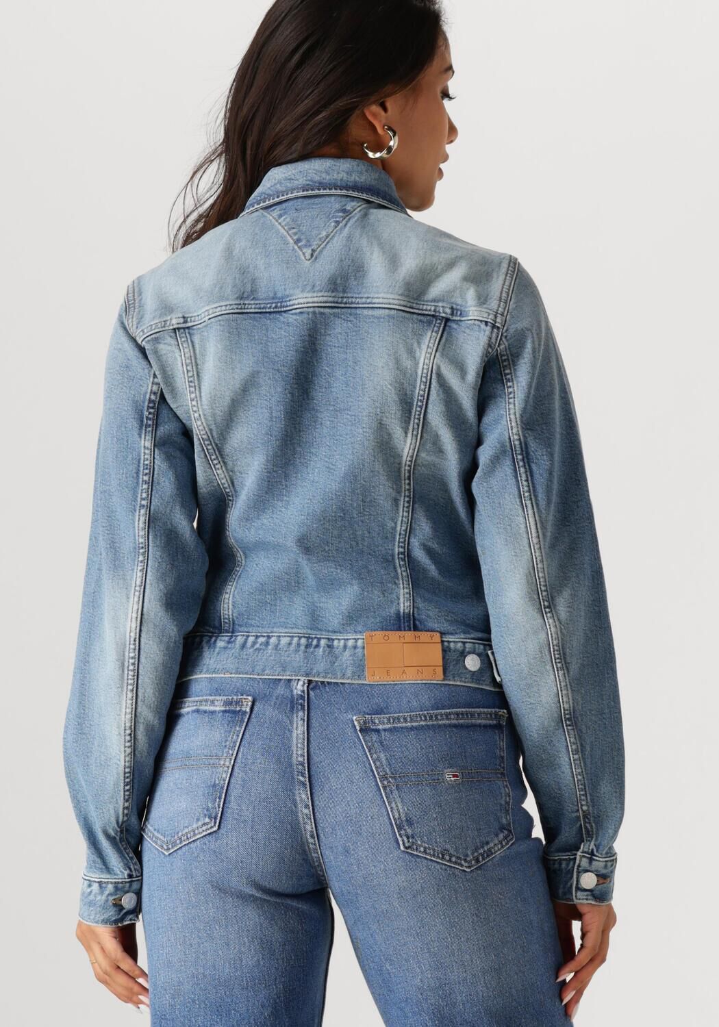 TOMMY JEANS Dames Jassen Classic Trucker Jacket Ai8113 Lichtblauw